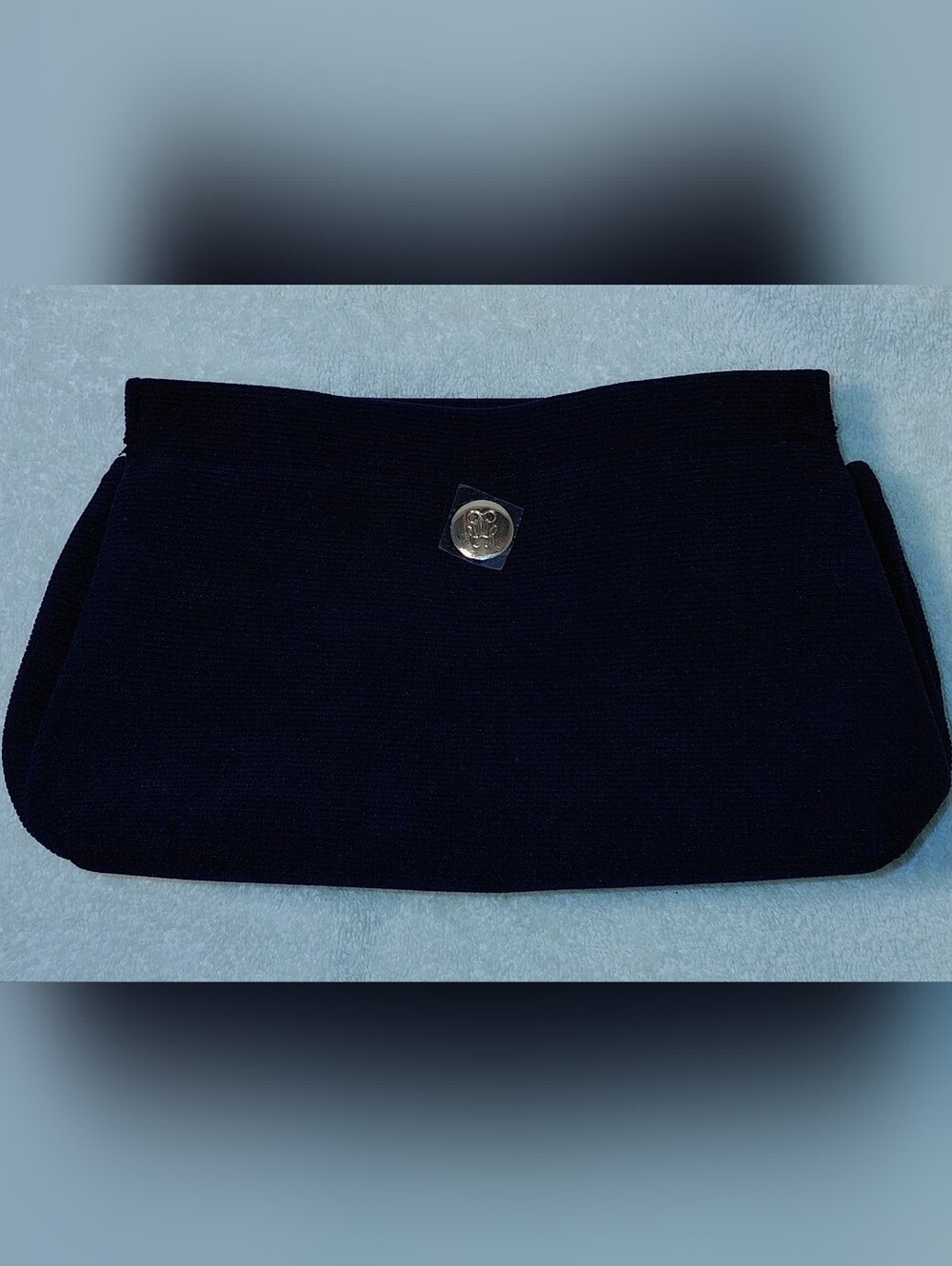 Nwt GUERLAIN Navy Blue Velvet Travel, Cosmetic, Makeup Bag, Gorgeous, Giftable